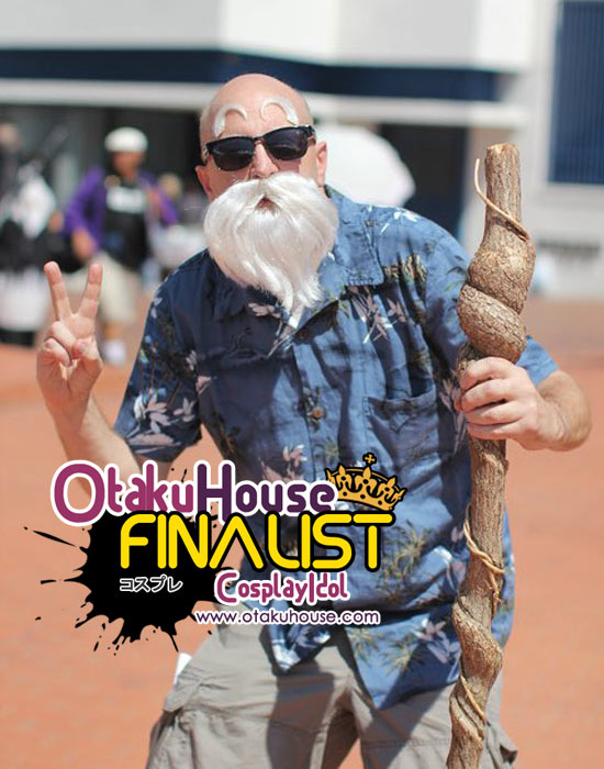 Otaku House Cosplay Contest Finalist - Steven Poirier (Master Roshi - Dragon Ball) Otaku House Cosplay Contest Finalist - Steven Poirier (Master Roshi - Dragon Ball)