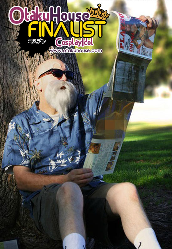 Otaku House Cosplay Contest Finalist - Steven Poirier (Master Roshi - Dragon Ball) Otaku House Cosplay Contest Finalist - Steven Poirier (Master Roshi - Dragon Ball)
