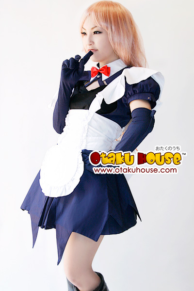 French Maid Costumes on Japanese French Maid Costume     Navy Blue
