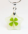 4 Leaf Lucky Clover Necklace - Star Glow-in-the-Dark