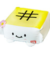 Yaki Tofu Bean Plush (Big)