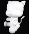 3.5" DIY Devil Cat BabyQee - White