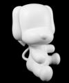 3.5" DIY Devil Dog BabyQee - White