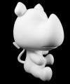 3.5" DIY Devil RhizeeQ BabyQee - White