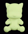 3.5" DIY Angel Cat BabyQee - GID