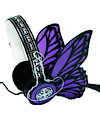Magnet Purple Butterfly Earphones