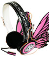 Magnet Pink Butterfly Earphones