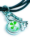 Lucky Clover Necklace - Zodiac version (Virgo)