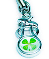 Lucky Clover Phonestrap - Zodiac version (Aquarius)