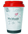 Coffee Cup Speaker in Disguise - Red