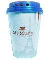 Coffee Cup Speaker in Disguise - Blue