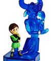Blue Dragon Jiro and Minotaur Figurine