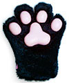 Black Cat Paw Glove