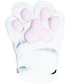 White Cat Paw Glove