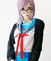 Haruhi Suzumiya Cosplay Costume -  Nagato Yuki School Uniform
