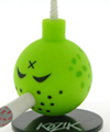 2.5" Mini Kozik Smoking Bomb Series - Green Bomb