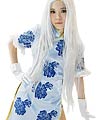 Ikki Tousen Cosplay Costume - Chou'un Shiryuu (Cheongsam)