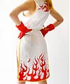 Ikki Tousen Cosplay Costume - Sonsaku Hakufu (Cheongsam)
