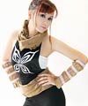Bleach Cosplay Costume - Yoroichi Shihouin Cosplay (Butterfly)