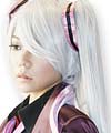 Vocaloid Yamine Aku Cosplay Wig (White)