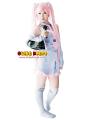 Vocaloid Cosplay Costume - Sakura Miku (Gray)