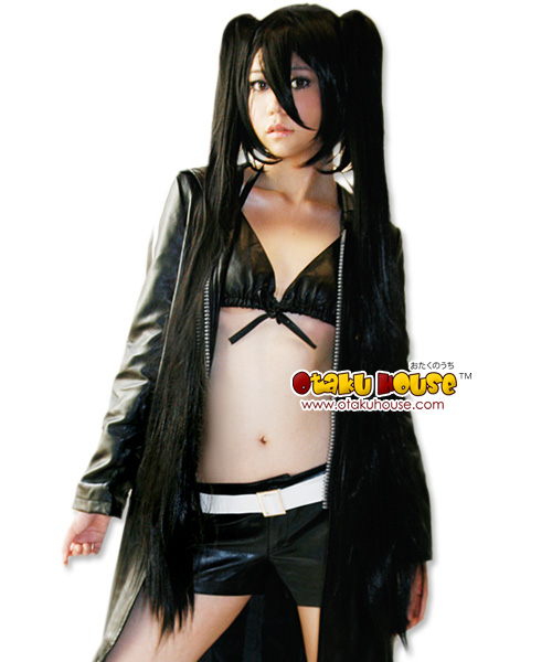 Black Rock Shooter Cosplay Wig (Black)