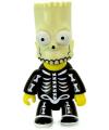 3" Bart Simpson Halloween Qee Series - Bart Skeleton Mask (1/6)
