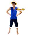 One Piece Cosplay Costume - Monkey D. Luffy (Blue)