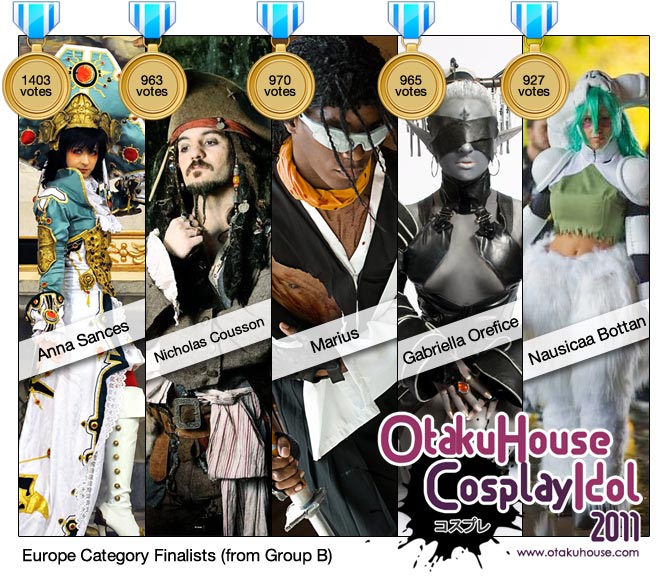 OFFICIAL! Otaku House Cosplay Idol 2011 – Europe Finalists