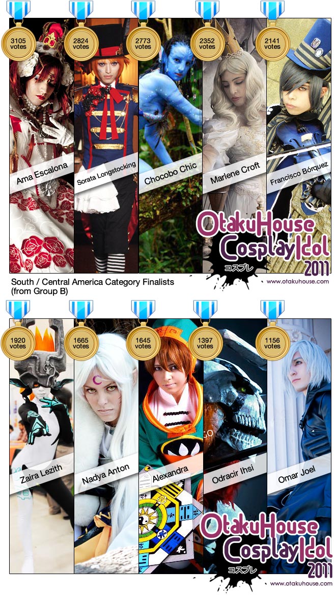 HOT! Otaku House Cosplay Idol 2011 – South/Central America Finalists