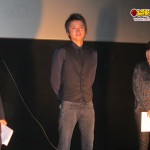 Kaiji actor speaks at the movie theatre of the Movie Premiere