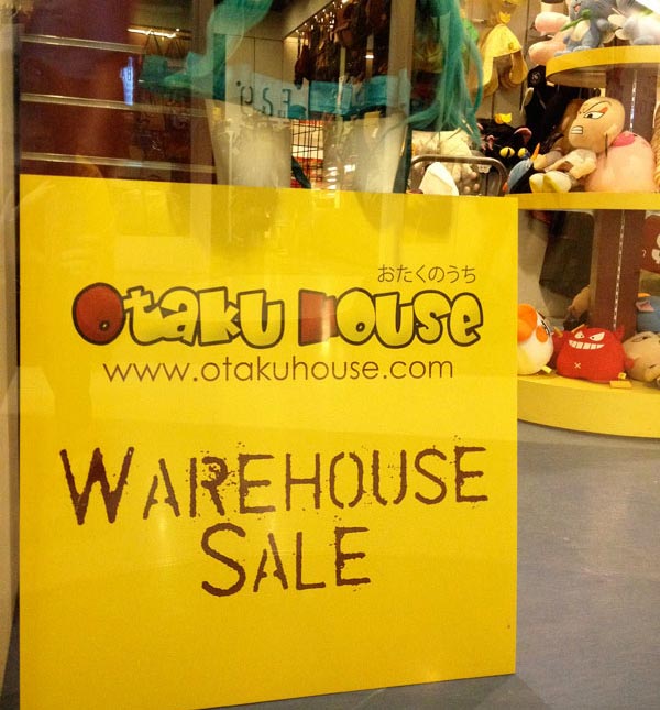 Otaku House Warehouse Sale