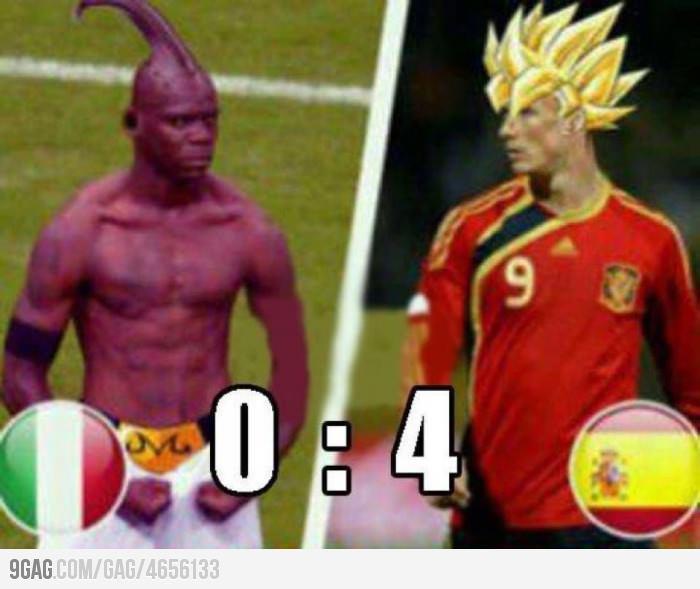 Euro 2012 results: Spain 4 : Italy 0
