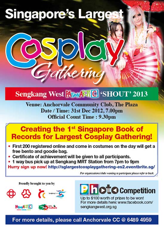 2013 Countdown at Seng Kang West: Singapore Largest Cosplay Gathering