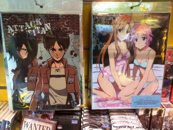 [New Arrivals]: SAO stationery, Attack On Titan T-Shirts and One Piece Jigsaw Puzzles