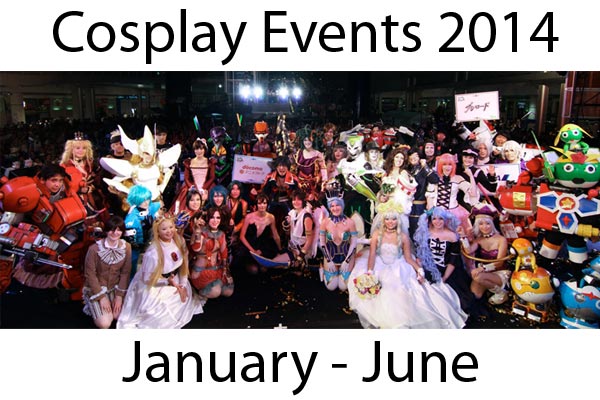 Cosplay Events Calendar 2014 in USA (Jan – Jun)