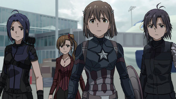 Team Idolmaster Captain America