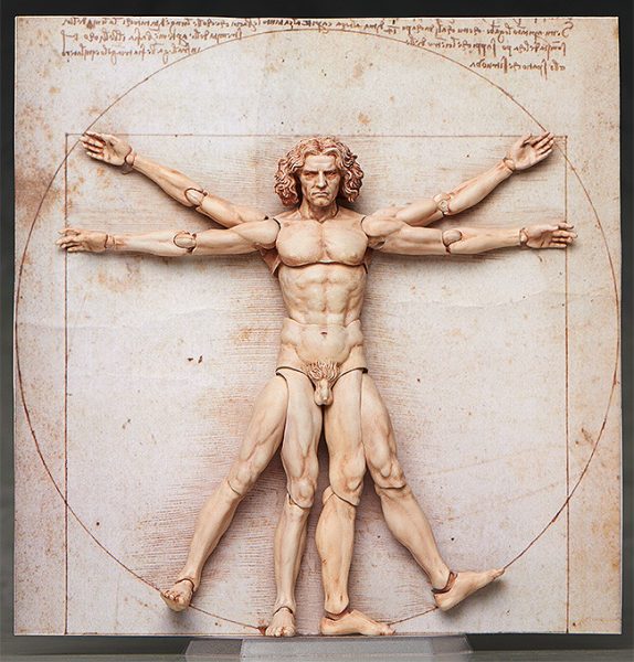 real vitruvian man