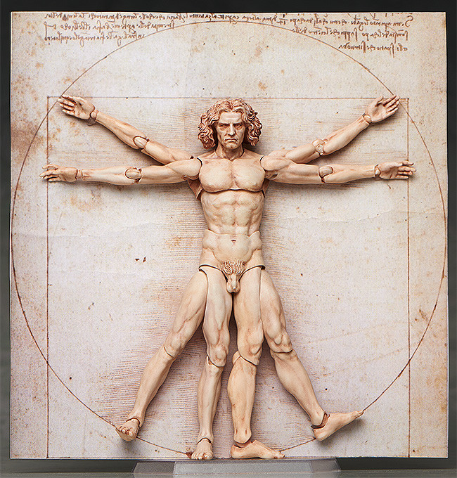 Vitruvian Man brought to real life as an Action Figure!